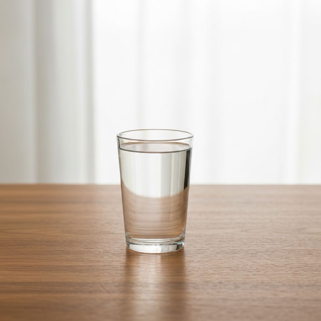 Clear glass of water